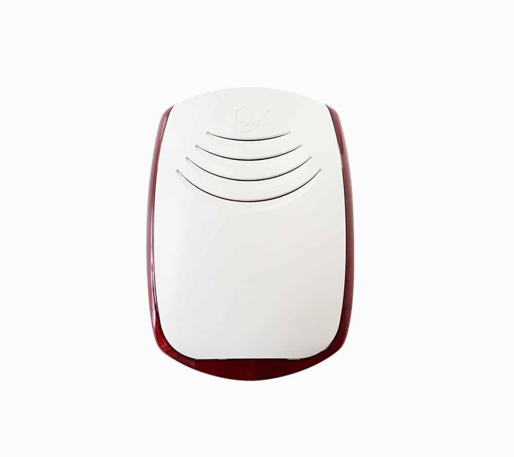 Sirya e-Sound CTW outdoor bianca con lamp. rosso