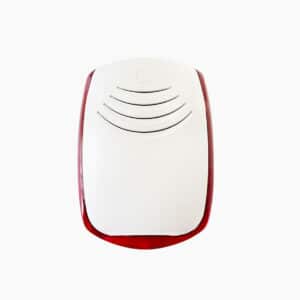 Sirya Outdoor bianca lampeggiante rosso
