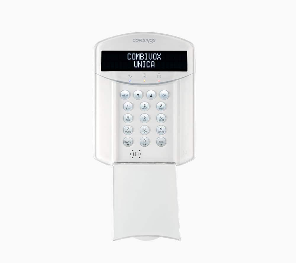 Tastiera LCD Unica PRO White
